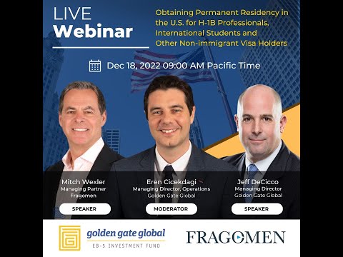 Learn how the new EB5 laws help you live and work in US without employment sponsorship