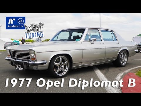 1977 Opel Diplomat B inkl. Sound-Check und Carporn -Ausfahrt.tv Tuning