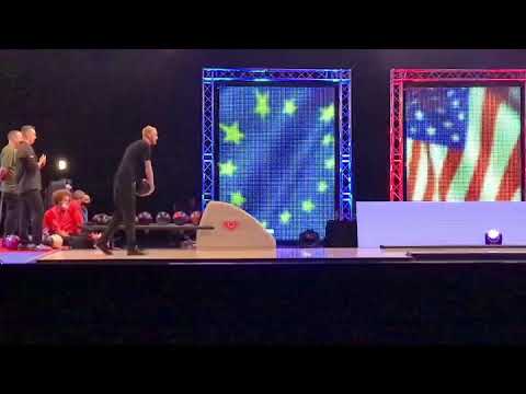 Jesper Svensson Bowling Slow Motion Approach And Release at Weber Cup 2020