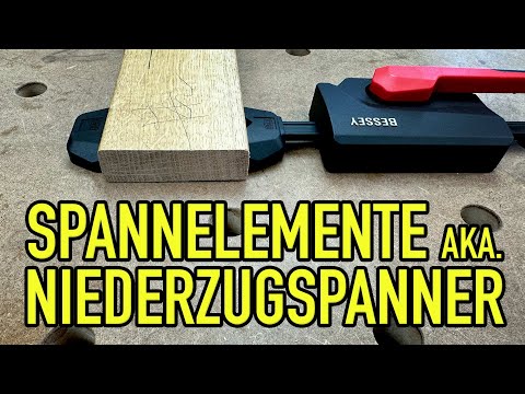 The horizontal pull-down clamps, others would call them clamping elements... - Mike's Toolshop