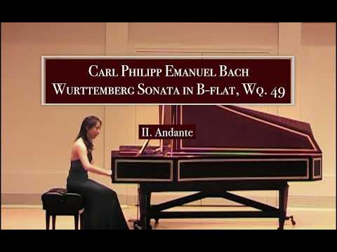 Carl Philipp Emanuel Bach Württemberg Sonata in B-flat, Wq.49