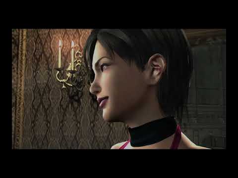 resident evil 4 Leon meets Ada Wong