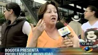 Crisis en la movilidad dominical en Bogotá