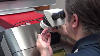 Adjusting The Cross Hairs On A Rofin Laser