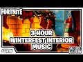 🎄🌟 Fortnite - 3-Hour / Winterfest Cabin 2021 (Interior) | Music (OST) 🌟🎄