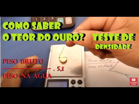 Dica de ourives : Como calcular o teor do ouro e testar no ácido de toque.