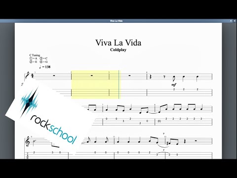 Viva La Vida (Assessed) Rockschool Grade 3 Ukulele