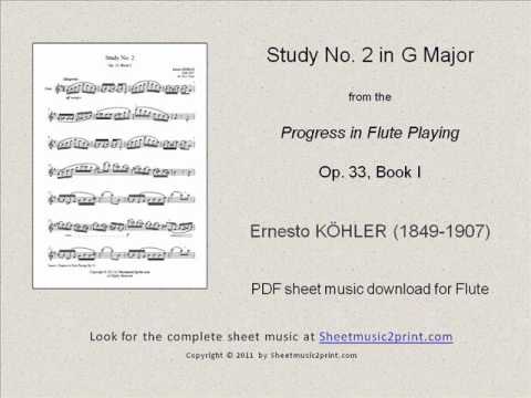 Köhler : Study No. 2, Op. 33, Book I