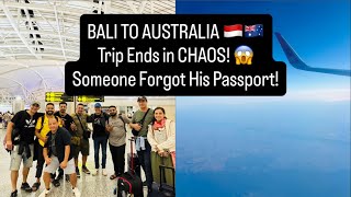 Download lagu BALI KE AUSTRALIA 🇮🇩🇦🇺 | Perjalanan Berakhir Kacau! 😱 Seseorang Lupa Paspornya! mp3