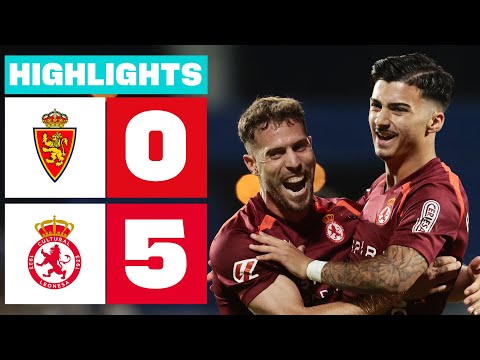 REAL ZARAGOZA 0 - 5 CULTURAL Y DEPORTIVA LEONESA | RESUMEN LALIGA HYPERMOTION