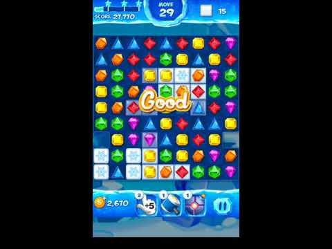 Jewel Pop Mania:Match 3 Puzzle Level 131 ( Ice Cream Town Episode ) - Walkthrough ( No Booster )