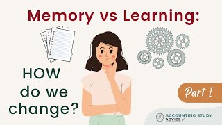 HOW do we learn rather than memorise?