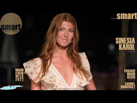 SINESIA KAROL SWIMWEAR |  FASHION HOW | MIAMI SWIM WEEK 2022 |    PARAISO MIAMI BEACH