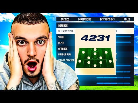 4231 = FREE WINS 😍 Best FC24 Custom Tactics and Formation ✅