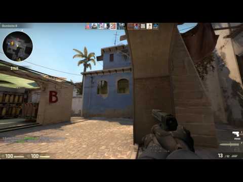 cs:go mirage p2000 4k all head shots click click click click