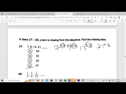 PEP MENTAL ABILITY GRADE 4, 5, AND 6