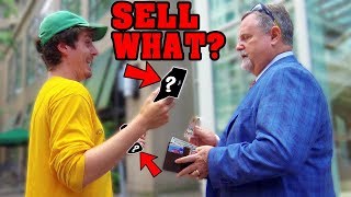 Selling Random Items In Public!