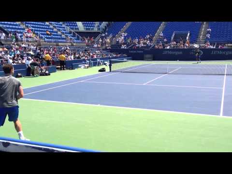 Murray and Dodig Play a Few Points