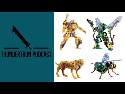 Thundertron Podcast: Transformers Beast Wars Cheetor VS Waspinator 2 Pack Revealed