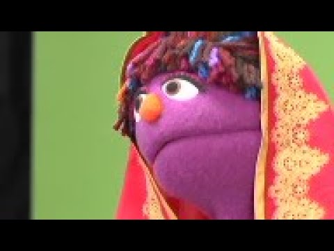 A new puppet has joined Afghan Sesame Street - a 6-year old girl named Zari