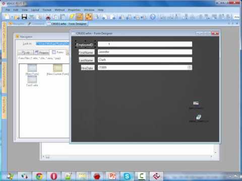 Building a CRUD Application with dBASE PLUS 9