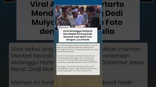 Viral Airlangga Hartarto Terekam Dorong Dedi Mulyadi saat akan Foto dengan JK, Buat KDM Kaget
