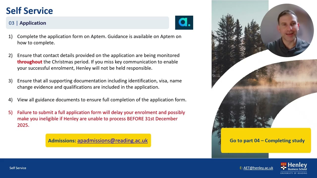 Your five steps for successful enrolment