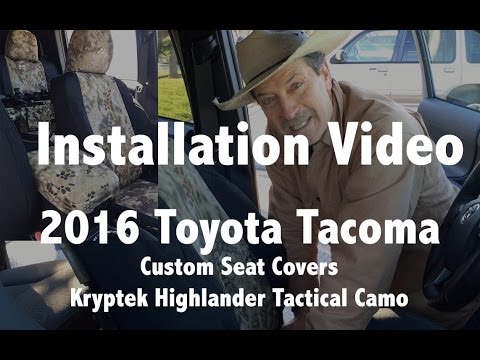 2016 Toyota Tacoma Seat Cover Installation: How to install seat covers on the 2016 Toyota Tacoma