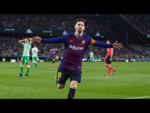 Lionel Messis unbelievable Hatrick goal vs Real Betis (Barcelona 4 - Real Betis 0)