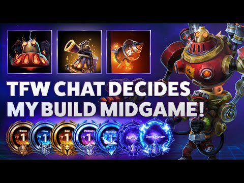 Gazlowe RoboGobo - TFW CHAT DECIDES MY BUILD MIDGAME! - Hardstuck Bronze 5 Adventures 2022