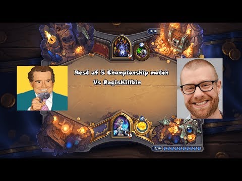 Hearthstone Championship Best of 5 vs. RegisKillbin
