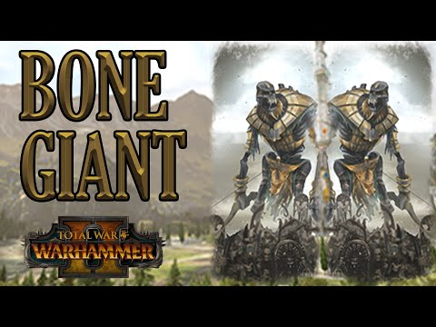 CORE UNIT: Bone Giant - Tomb Kings vs Dark Elves // Total War: WARHAMMER II Multiplayer Battle