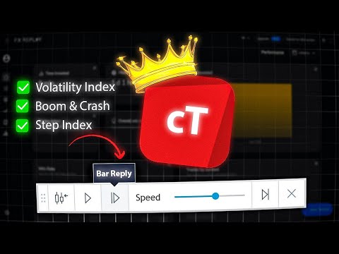 Free Backtesting Tool For  Synthetic Indices With Bar/Chart Replay Mode
