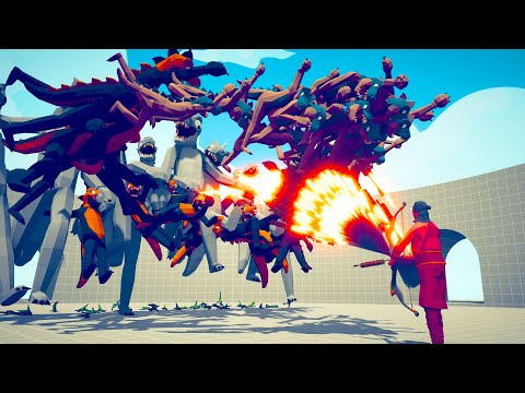 DINOSAURS vs EVERY GOD - Totally Accurate Battle Simulator (TABS)