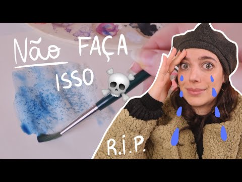 5 ERROS NA AQUARELA FATAIS 💀 que você pode estar cometendo :(