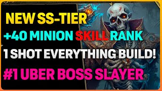 NEW SS-Tier Endgame +40 Minions Skill Rank SUMMONERS Build! | 1 SHOT Everything!!