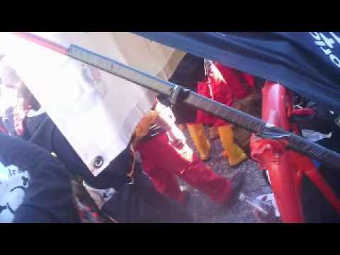 Battaglia delle arance 2014.Gli Alfieri della Vecchia Ivrea e Gli Imperatori .Piazza di Città IVREA