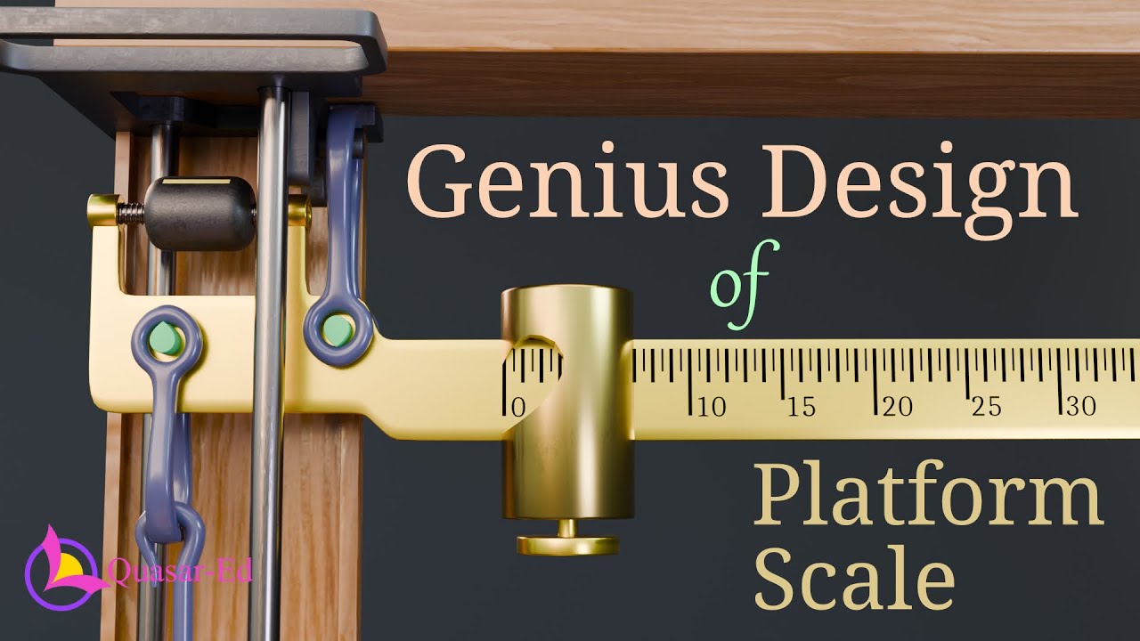 The engineering behind a mechanical platform scale