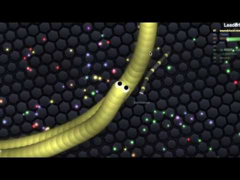 Slither.io 150k snake!! (no mods, no zoom)