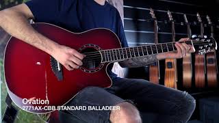 Video thumbnail for Ovation 2771AX-CCB Standard Balladeer - prezentacja | Guitar Center PL by TVGuitarCenter