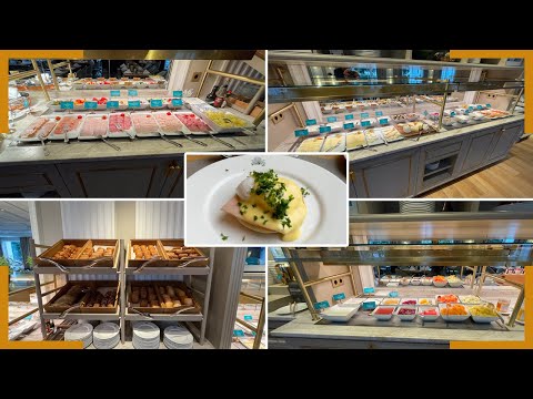 Grandioses Frühstücksbuffet im Hotel Atlantic Hamburg | Restaurant Alstersalon | 4K