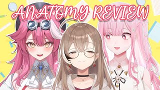 *TIMESTAMPS* (Start: / Sana... - 【ANATOMY REVIEW】this is the time and place to appreciate the human body !!!
