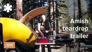 Teardrop trailer: classic 50's mobile micro-home renaissance