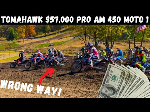 BIGGEST EAST COAST $$ RACE OF ALL TIME!!Almost $6,000 Per Moto to WIN in Open Pro at Tomahawk
