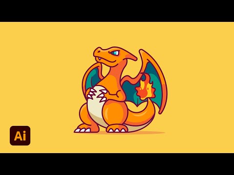 Convert Sketch to Vector Drawing Greninja in Adobe Illustrator