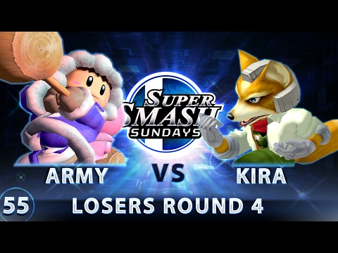 SSS 55 - ARMY (ICs) vs. Kira (Fox) - SSBM Top 32 LR4 - Smash Melee