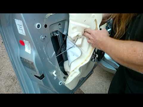Chevy HHR - Door Lock Actuator Remove & Replace (and some music and I play with Lola)