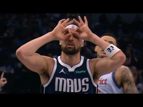 Klay Thompson turns into his PRIME and hits 7 threes in first quarter vs Wizards