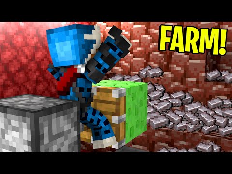 LA FARM DI NETHERITE NELLA BIG VANILLA - MINECRAFT ITA