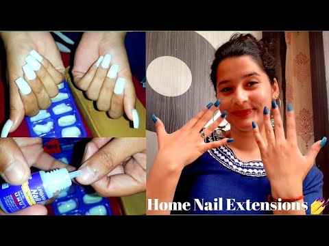 Home Nail Extensions Under 100 💅 | Unboxing and Review | Beautiful Nails  #viral #video